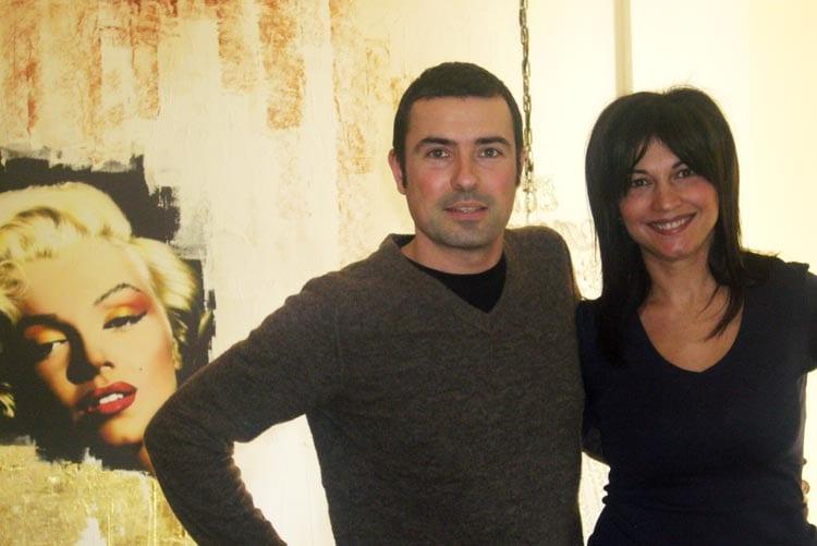 Massimiliano Bucciardini durante la formazione in tricopigmentazione